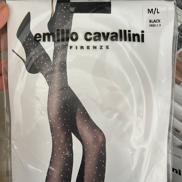 Emilio Cavallini Firenze Tights Made In Italy Size M/L 135-155lbs