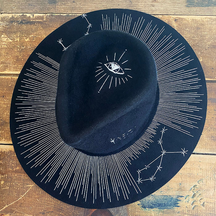 Halo Hat with Astrological Signs & Symbol