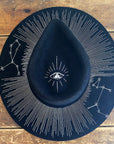 Halo Hat with Astrological Signs & Symbol