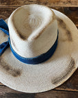 Sample: Cody Palm Hat (burned) Wide brim